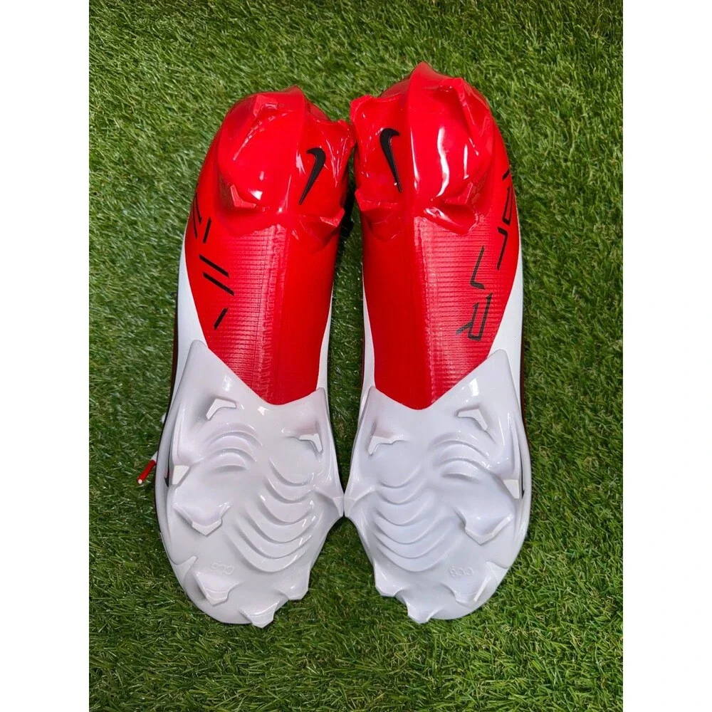 Men Size 13 Nike Vapor Edge Pro 360 2 Football Cleats White/Red FN7759-108 NEW